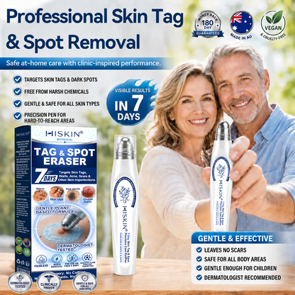 𝐇𝐈𝐒𝐊𝐈𝐍®👩‍⚕️👩‍⚕️𝟕-𝐃𝒂𝘆 𝐒𝗸𝐢𝐧 𝐓𝒂𝗴 & 𝐒𝐩𝙤𝐭 𝐄𝐫𝒂𝐬𝙚𝐫 Painless & Scar-Free Advanced Imperfection Removal Rollerball Pen