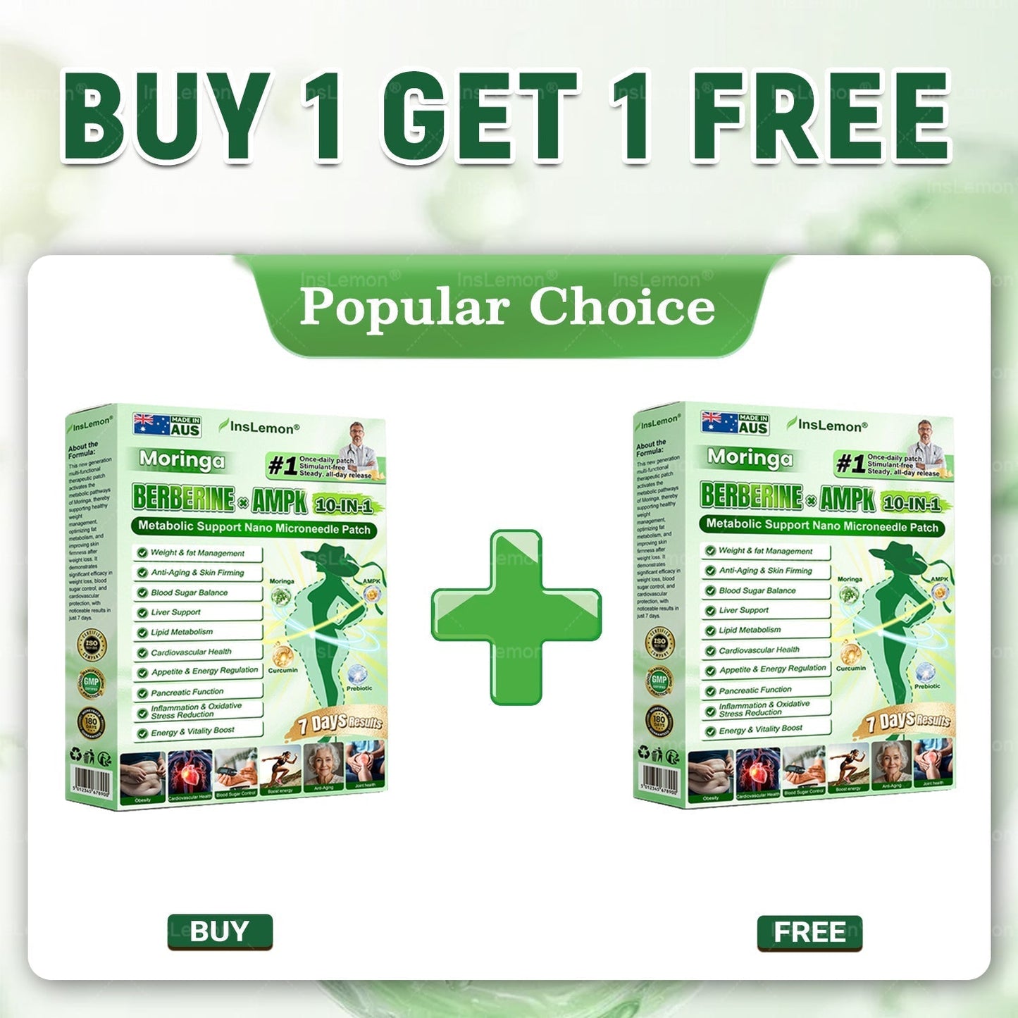 🍀🍀𝐈𝐧𝐬𝐋𝐞𝐦𝐨𝐧® 𝗠𝗼𝗿𝗶𝗻𝗴𝗮 × 𝗕𝗲𝗿𝗯𝗲𝗿𝗶𝗻𝗲 × 𝗔𝗠𝗣𝗞 𝟭𝟬-𝗶𝗻-𝟭 𝗠𝗲𝘁𝗮𝗯𝗼𝗹𝗶𝗰 𝗦𝘂𝗽𝗽𝗼𝗿𝘁 𝗡𝗮𝗻𝗼 𝗠𝗶𝗰𝗿𝗼𝗻𝗲𝗲𝗱𝗹𝗲 𝗣𝗮𝘁𝗰𝗵 (𝐉𝐮𝐬𝐭 𝐨𝐧𝐜𝐞 𝐚 𝐝𝐚𝐲, 𝐯𝐢𝐬𝐢𝐛𝐥𝐞 𝐜𝐡𝐚𝐧𝐠𝐞𝐬 𝐢𝐧 𝟕 𝐝𝐚𝐲𝐬） ✅ 𝐅𝐨𝐫 𝐨𝐛𝐞𝐬𝐢𝐭𝐲, 🅛🅞🅞🅢🅔 🅢🅚🅘🅝,𝐝𝐢𝐚𝐛𝐞𝐭𝐞𝐬, 𝐬𝐥𝐞𝐞𝐩 𝐚𝐩𝐧𝐞𝐚, 𝐣𝐨𝐢𝐧𝐭 𝐢𝐬𝐬𝐮𝐞𝐬, 𝐚𝐧𝐝 𝐦𝐨𝐫𝐞💜