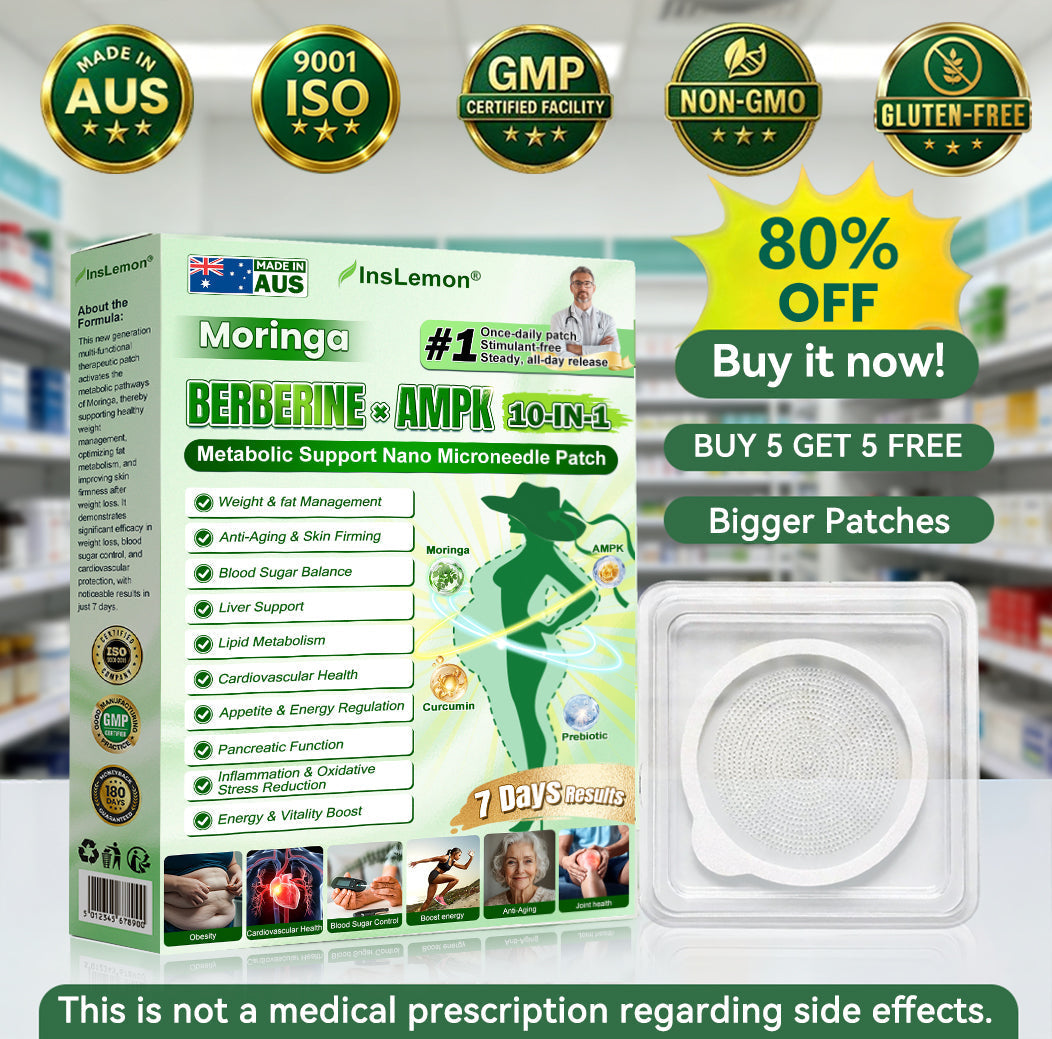 🍀🍀𝐈𝐧𝐬𝐋𝐞𝐦𝐨𝐧® 𝗠𝗼𝗿𝗶𝗻𝗴𝗮 × 𝗕𝗲𝗿𝗯𝗲𝗿𝗶𝗻𝗲 × 𝗔𝗠𝗣𝗞 𝟭𝟬-𝗶𝗻-𝟭 𝗠𝗲𝘁𝗮𝗯𝗼𝗹𝗶𝗰 𝗦𝘂𝗽𝗽𝗼𝗿𝘁 𝗡𝗮𝗻𝗼 𝗠𝗶𝗰𝗿𝗼𝗻𝗲𝗲𝗱𝗹𝗲 𝗣𝗮𝘁𝗰𝗵 (𝐉𝐮𝐬𝐭 𝐨𝐧𝐜𝐞 𝐚 𝐝𝐚𝐲, 𝐯𝐢𝐬𝐢𝐛𝐥𝐞 𝐜𝐡𝐚𝐧𝐠𝐞𝐬 𝐢𝐧 𝟕 𝐝𝐚𝐲𝐬） ✅ 𝐅𝐨𝐫 𝐨𝐛𝐞𝐬𝐢𝐭𝐲, 🅛🅞🅞🅢🅔 🅢🅚🅘🅝,𝐝𝐢𝐚𝐛𝐞𝐭𝐞𝐬, 𝐬𝐥𝐞𝐞𝐩 𝐚𝐩𝐧𝐞𝐚, 𝐣𝐨𝐢𝐧𝐭 𝐢𝐬𝐬𝐮𝐞𝐬, 𝐚𝐧𝐝 𝐦𝐨𝐫𝐞💜