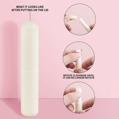lip brush, 1pcs Plastic Cute Covered Portable for Smoother & Fuller Lip Appearance makeup brush For Making Up Supply